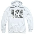 thumbnail image 1 of Bruce Lee Full Of Fury Adult Pullover Hoodie Sweatshirt White, 1 of 1