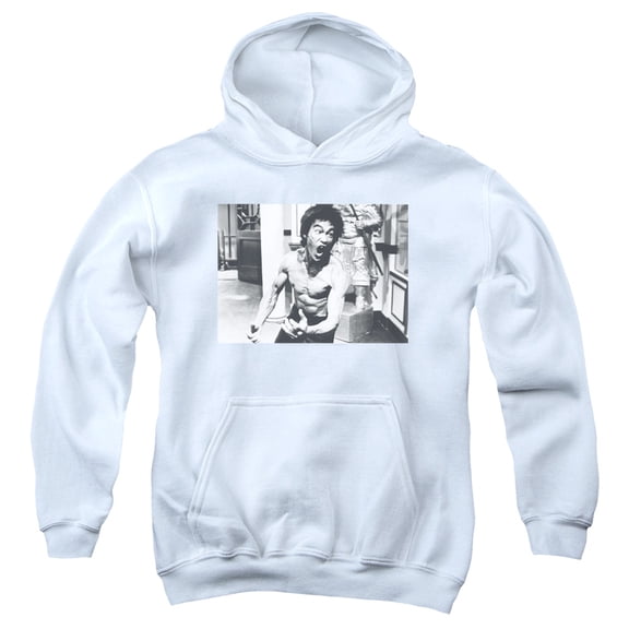 Bruce Lee - Full Of Fury - Youth Hooded Sweatshirt - Large