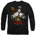 thumbnail image 1 of Bruce Lee Golden Year of the Dragon Unisex Adult Long-Sleeve T Shirt (Large) Black, 1 of 2