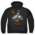 thumbnail image 1 of Bruce Lee Golden Year of the Dragon Unisex Adult Pull-Over Hoodie (2X-Large) Black, 1 of 5