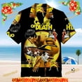 thumbnail image 1 of Bruce Lee Hawaiian 2023 Shirt, 70s Bruce Lee Button Shirt, 1 of 3