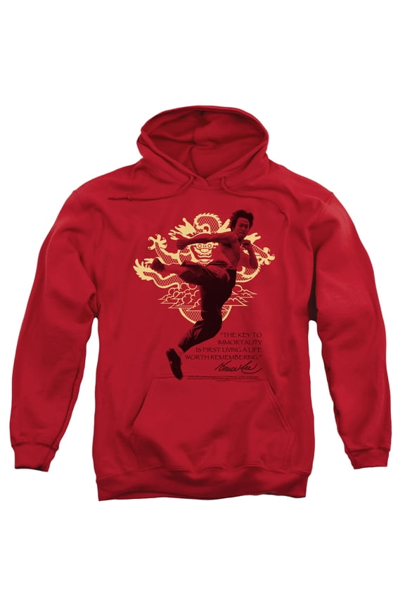 Bruce Lee - Immortal Dragon - Pull-Over Hoodie - Large