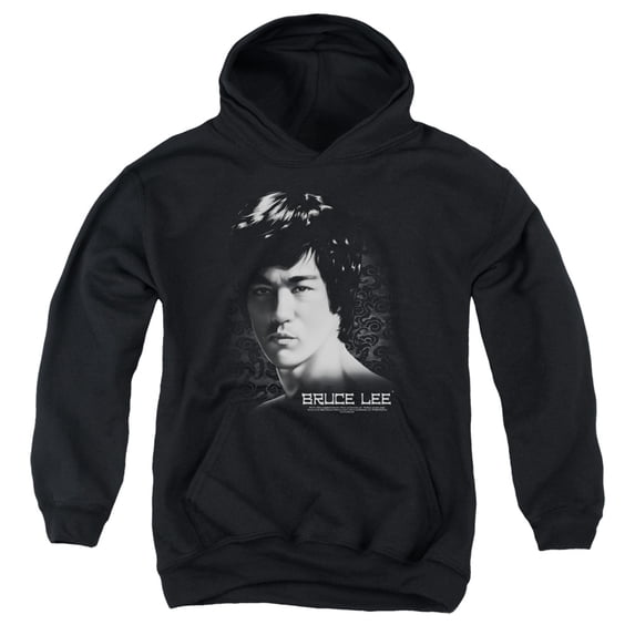 Bruce Lee - In Your Face - Youth Hooded Sweatshirt - Small