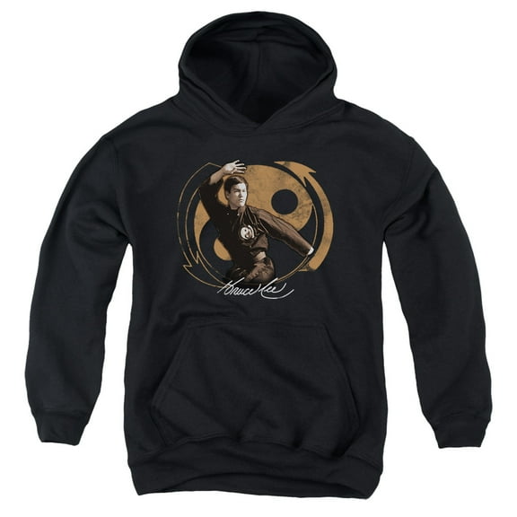Bruce Lee - Jeet Kun Do Pose - Youth Hooded Sweatshirt - Medium