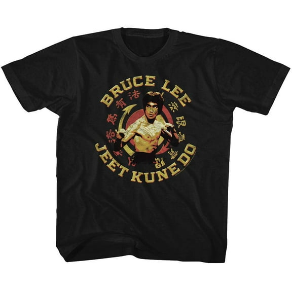 Bruce Lee Jeet Kune Do Master Black Youth T-Shirt