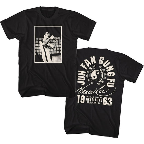 Bruce Lee Jun Fan Gung Fu Black Adult T-Shirt 6Xl ***F&B***