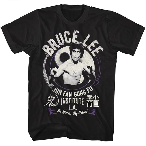 Bruce Lee Jun Fan Gung Fu Black T-Shirt