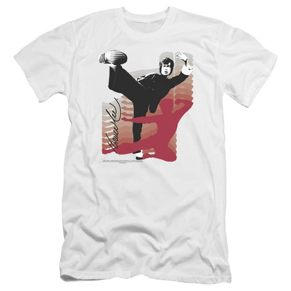 Bruce Lee - Kick It - Premium Slim Fit Short Sleeve Shirt - Medium