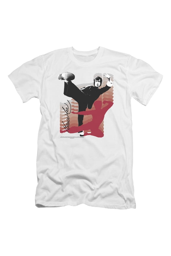 Bruce Lee - Kick It - Premium Slim Fit Short Sleeve Shirt - Small