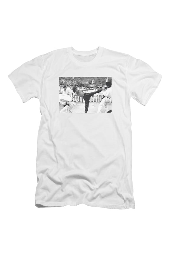 Bruce Lee - Kick To The Head - Premium Slim Fit Short Sleeve Shirt - X-Large