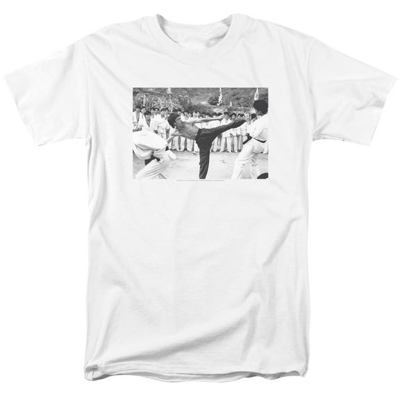 Bruce Lee Kick To The Head Officially Licensed Adult T-Shirt 2XL