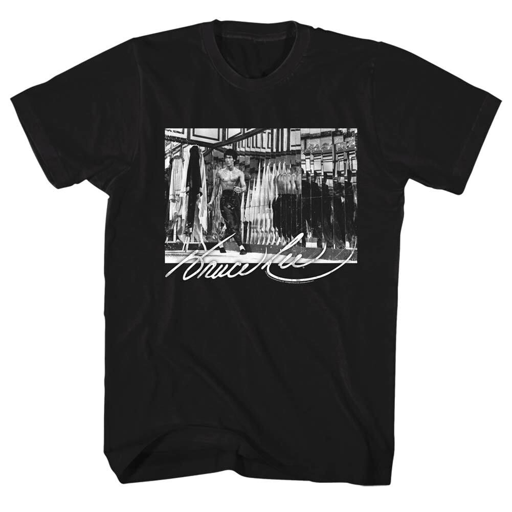 bruce-lee-kung-fu-fighting-wall-of-mirrors-men-s-t-shirt-iconic-legend