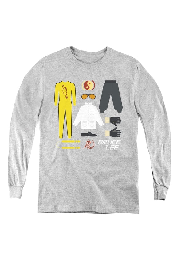 Bruce Lee - Lee Gift Set - Youth Long Sleeve Shirt - Small