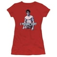 thumbnail image 1 of Bruce Lee - Lee Works Out - Juniors Teen Girls Cap Sleeve Shirt - Medium, 1 of 2