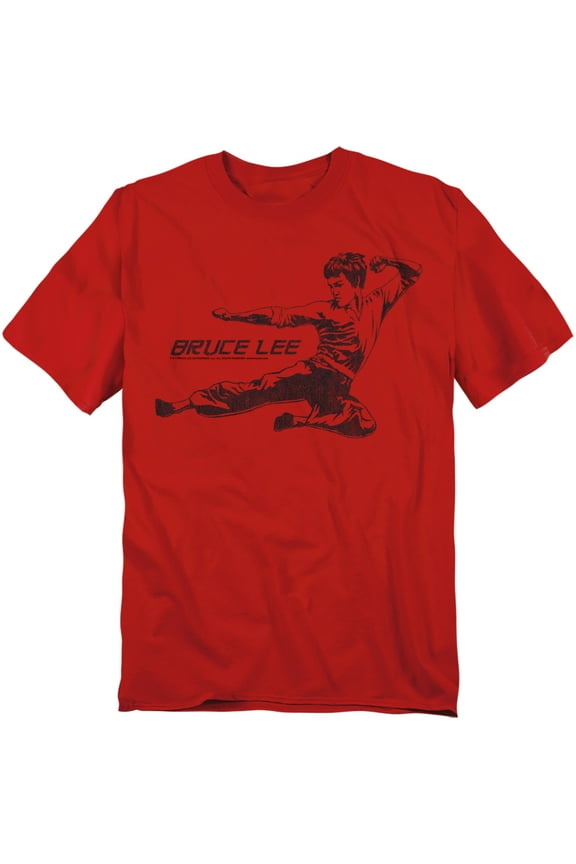 Bruce Lee T-Shirt Line Kick Unisex Graphic Tee For Men & Women