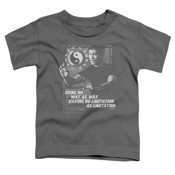 Bruce Lee No Way As A Way S/S Toddler T-Shirt Charcoal