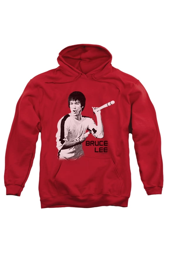Bruce Lee - Nunchucks - Pull-Over Hoodie - Medium