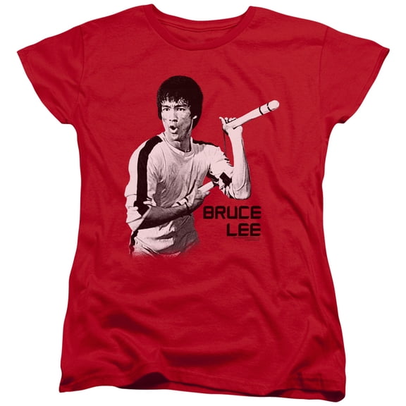 Bruce Lee - Nunchucks - Women's Short Sleeve Shirt - Medium