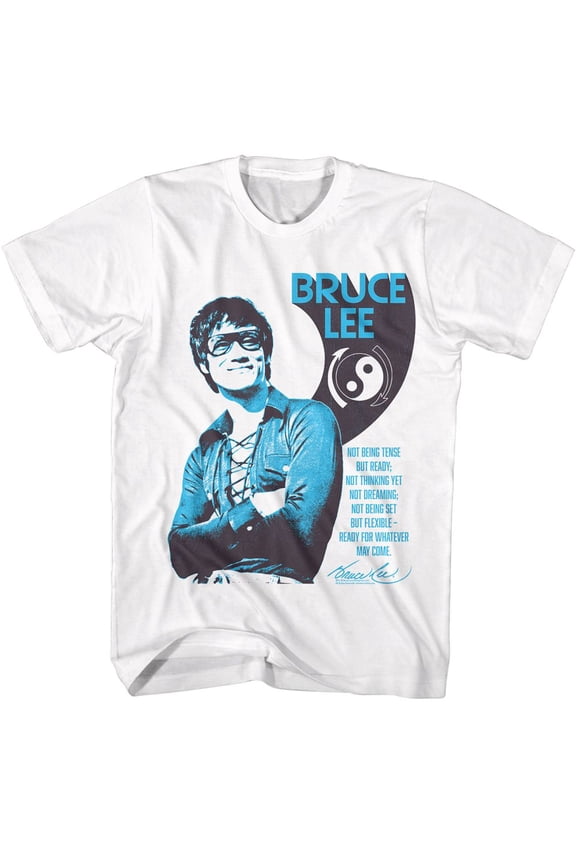 Bruce Lee Ready White T-Shirt