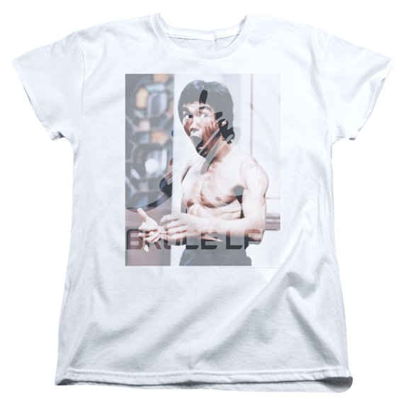 Bruce Lee Revving Up S/S Women's T-Shirt White