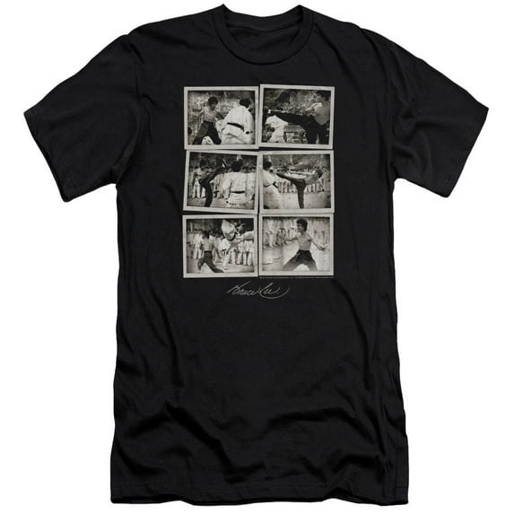 Bruce Lee - Snap Shots - Premium Slim Fit Short Sleeve Shirt - X-Large