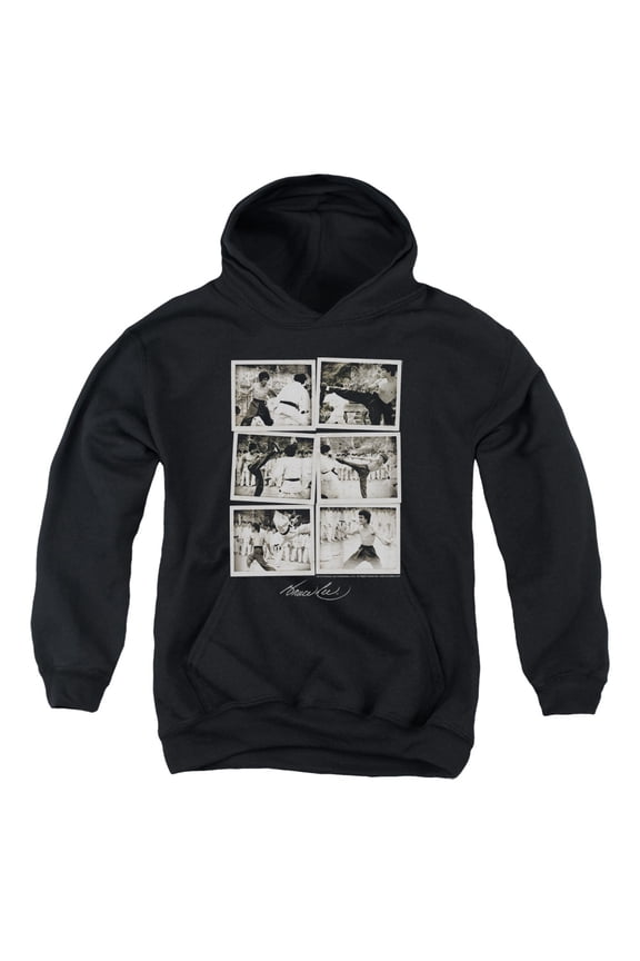 Bruce Lee - Snap Shots - Youth Hooded Sweatshirt - Medium