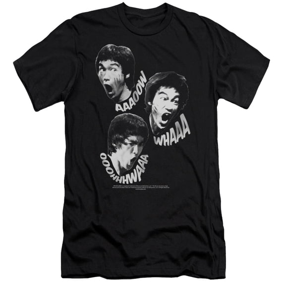 Bruce Lee Sounds Of The Dragon S/S Adult 30/1 T-Shirt Black