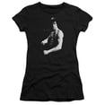 thumbnail image 1 of Bruce Lee Stance S/S Junior Women's T-Shirt Sheer Black, 1 of 1