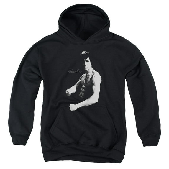Bruce Lee - Stance - Youth Hooded Sweatshirt - X-Large