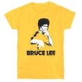 thumbnail image 1 of Bruce Lee Suit Splatter S/S Women's T-Shirt Yellow, 1 of 1