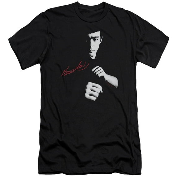 Bruce Lee - The Dragon Awaits - Premium Slim Fit Short Sleeve Shirt - X-Large