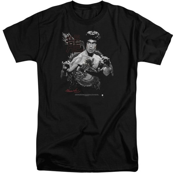 Bruce Lee - The Dragon - Tall Fit Short Sleeve Shirt - X-Large