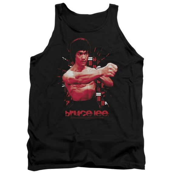 Bruce Lee The Shattering Fist Adult Tank Top Black