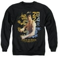 thumbnail image 1 of Bruce Lee Two Tone Year of the Dragon Unisex Adult Crewneck Sweatshirt (3X-Large) Black, 1 of 5