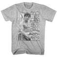 thumbnail image 1 of Bruce Lee Water Gray Heather Adult T-Shirt, 1 of 2