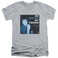 thumbnail image 1 of Bruce Lee - Water - Slim Fit V Neck Shirt - Small, 1 of 2