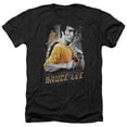 thumbnail image 1 of Bruce Lee - Yellow Dragon - Heather Short Sleeve Shirt - XXX-Large, 1 of 2