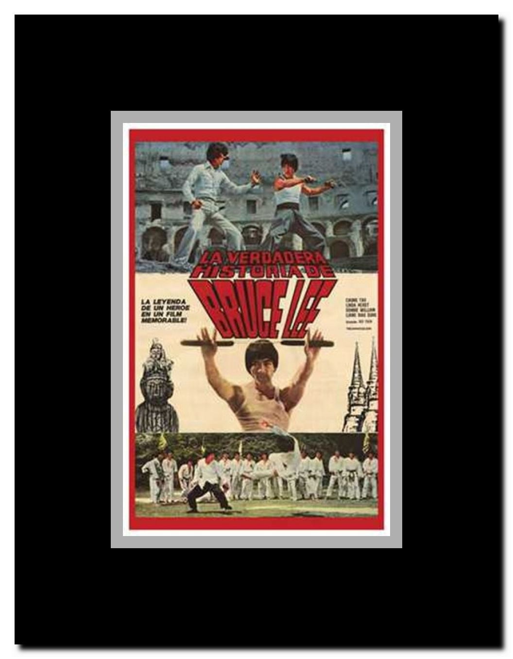 Bruce Lee: the Man the Myth Framed Movie Poster