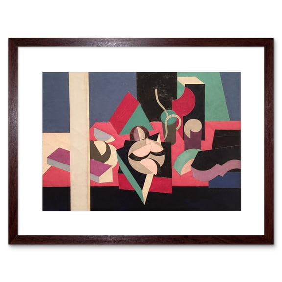 Bruce Objects On A Table Framed Wall Art Print