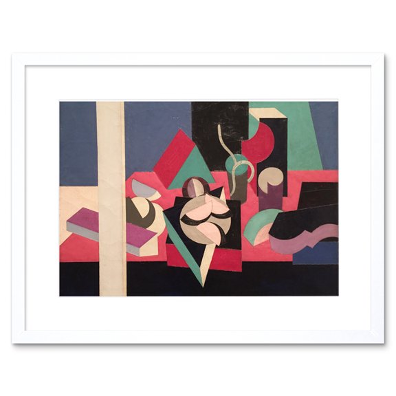 Bruce Objects On A Table Framed Wall Art Print