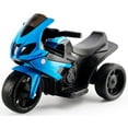 thumbnail image 1 of Bruce&Shark Kids Ride on Motorcycle Toy, Electric Dirtbike Three Wheels Bike with Remote Control, Music and Headlight for Toddler, Blue Stroller Substitute Pull Vehicles, 1 of 11