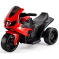 thumbnail image 1 of Bruce&Shark Kids Ride on Motorcycle Toy, Electric Dirtbike Three Wheels Bike with Remote Control, Music and Headlight for Toddler, Red Stroller Substitute Vehicles, 1 of 12