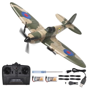 Bruce&Shark RC Airplane, 3 Channel 6-Axis Gyro System & 2.4GHz Remote Conrol Airplane with Charger, Remote Control Plane Jet Fighter RTF RC Plane, Easy Control for Beginners