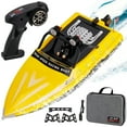 thumbnail image 1 of Bruce&Shark RC Boat, WLtoys WL917 Remote Control Boat, 10MPH High Speed RC Racing Boat for Pools or Lakes, 2.4GHz RC Boats for Adults Kids, 1 of 16