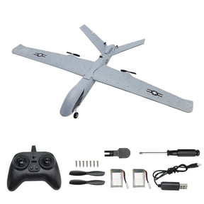 Bruce&Shark RC Plane 3-Channel RC Airplane RC Glider Foam Aircraft 2.4GHz Remote Control Plane Z55 Toy With 2 Batteries For Kid Gift