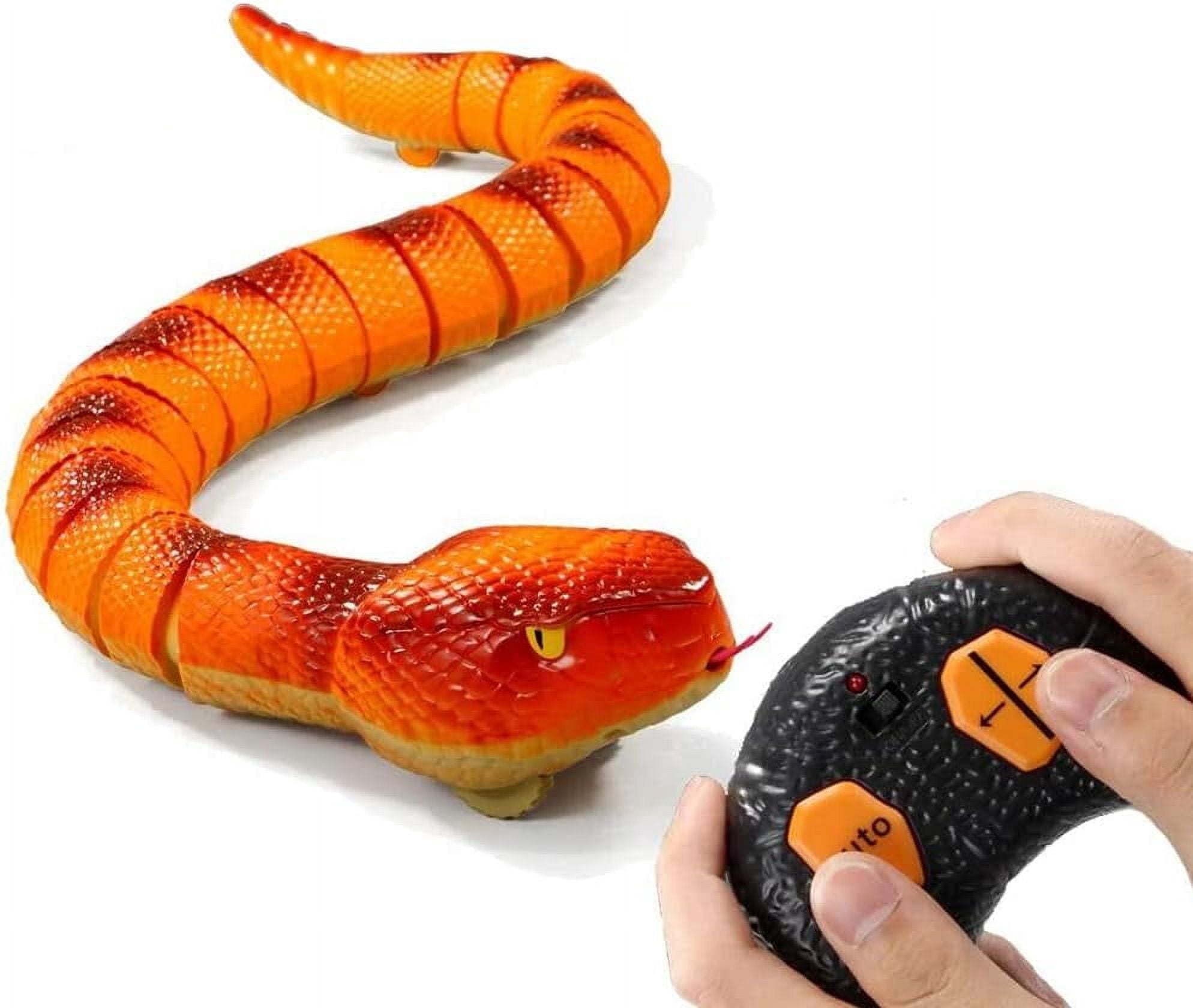 Realistic RC Snake Toy Remote Control Snake, Infrared Receiver, Electric Pet, Prank & Party Favor for Kids & Adults