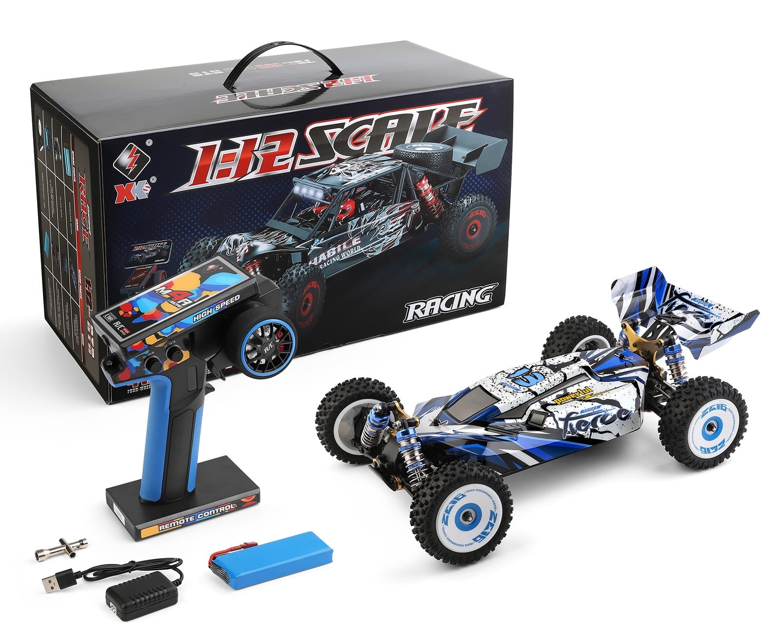 Bruce&Shark wltoys 119MPH Remote Control Car with Brushless Motor