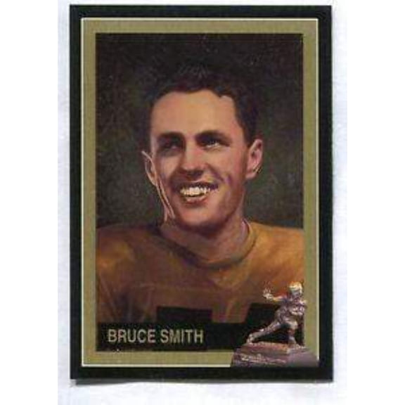Bruce Smith Minnesota 1941 Heisman Trophy Winner card