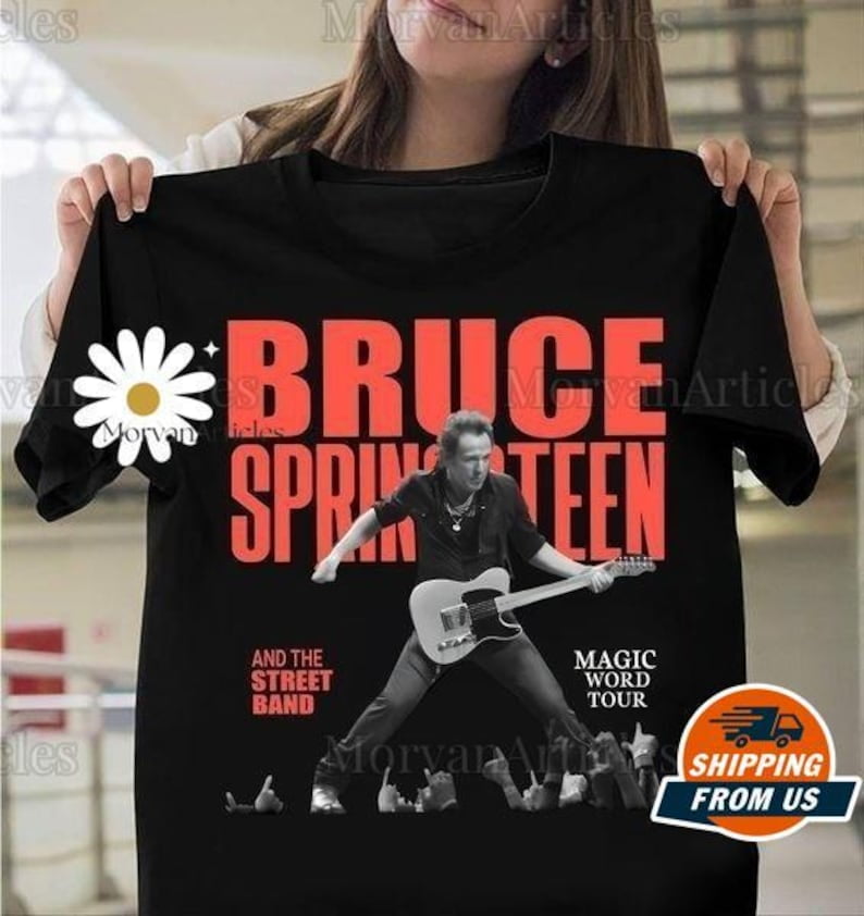 Bruce Springsteen 2024 Tour Shirt, Springsteen Rock Tour Shirt, Bruce