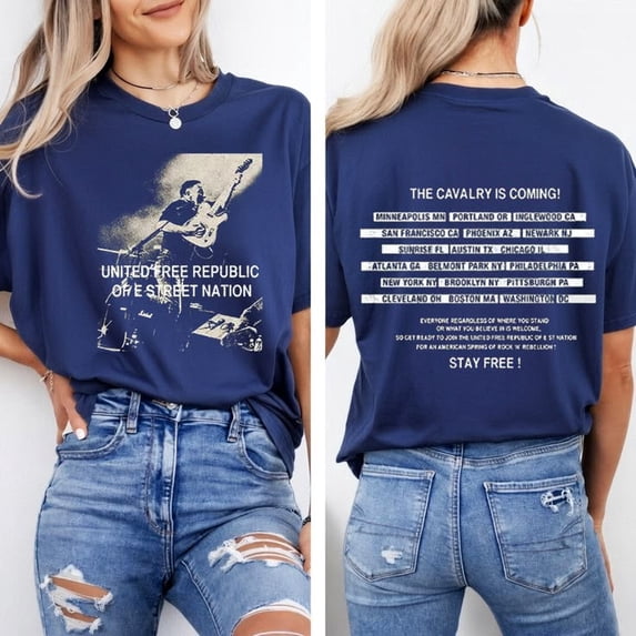 Bruce Springsteen 2026 Land Of Hope & Dreams American Tour Tee T-shirt Sizes S-5XL